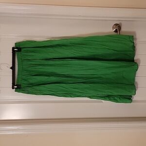 Green Maxi Skirt